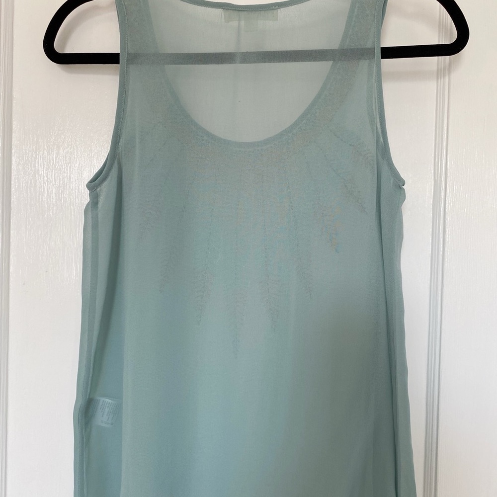 Powder Blue Sequin and Beaded Dreamcatcher Tunic - Picture 4 of 4